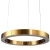Lampa wisząca CIRCLE 100 LED mosiądz szczotkowany 100 cm - ST-8848-100 brass - Step Into Design